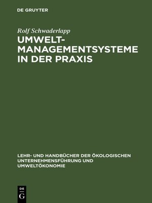cover image of Umweltmanagementsysteme in der Praxis
